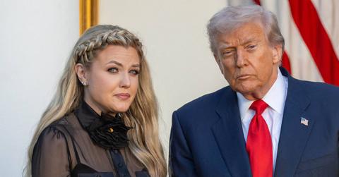 photo of Erika Kirk, Donald Trump.