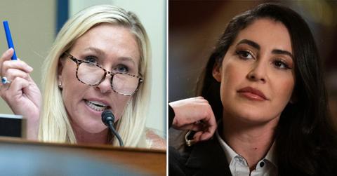 Composite photo of Marjorie Taylor Greene and Anna Luna