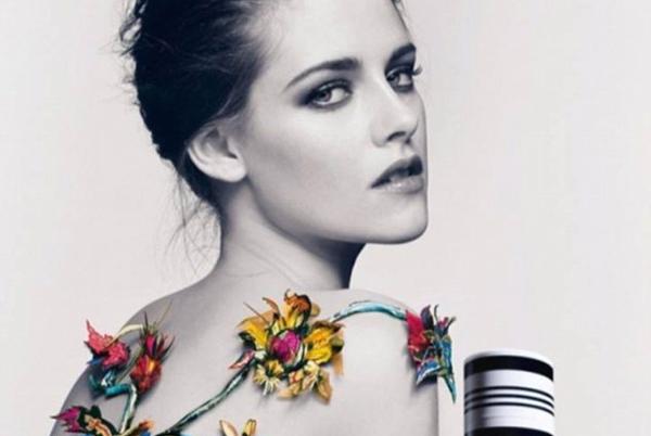 Kristen Stewart Shows Off Her Bare Back in the New Balenciaga Fragrance ...