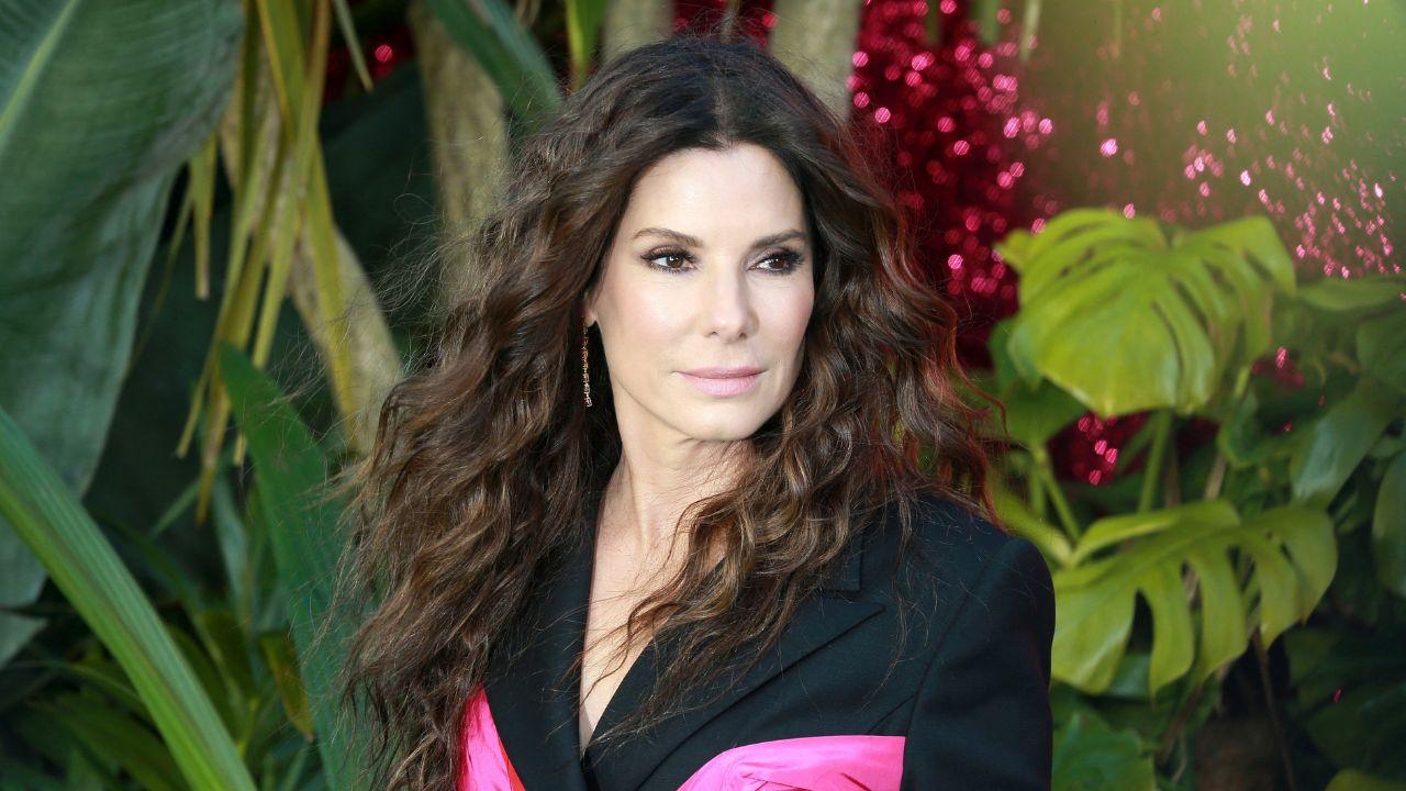 image of Sandra Bullock spent her Oscar night caring for her newborn son, Louis.