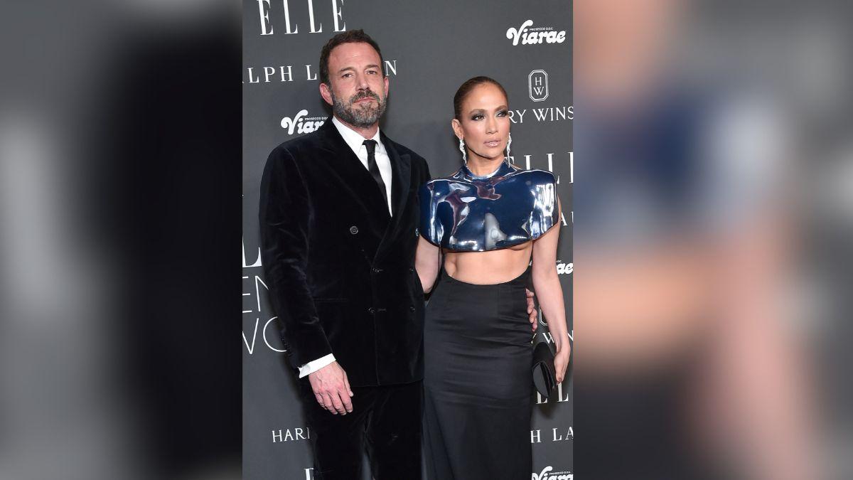 image of Jennifer Lopez and Ben Affleck split in 2024. 