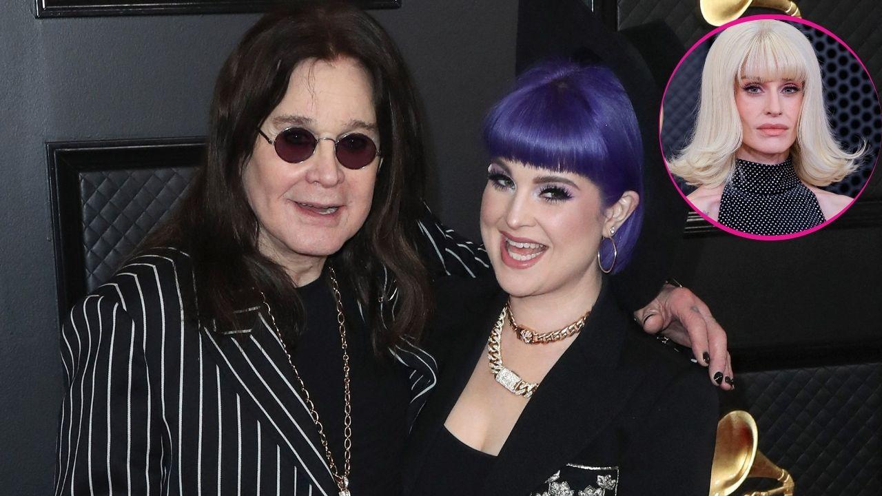 Split photo of Kelly Osbourne and Ozzy Osbourne and Kelly Osbourne