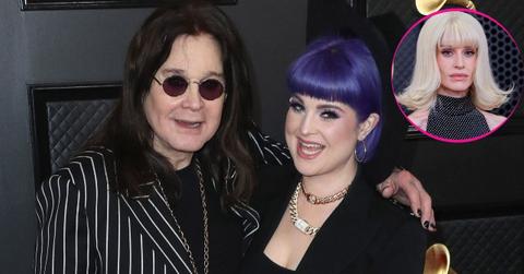Split photo of Kelly Osbourne and Ozzy Osbourne and Kelly Osbourne