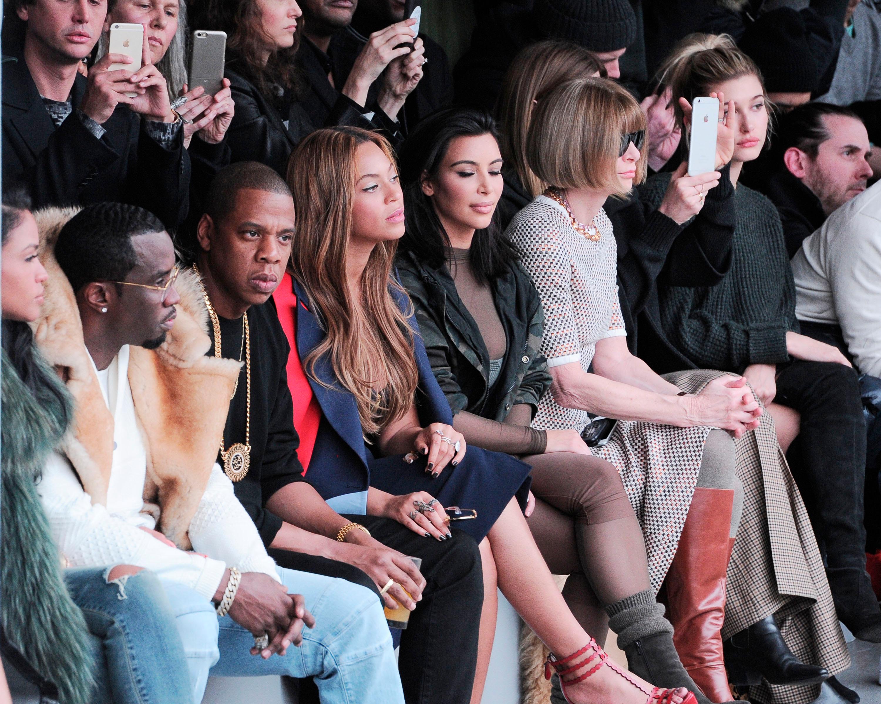 Check Out The Star-Studded Row At The Kanye West Adidas Who Got In Second Row!