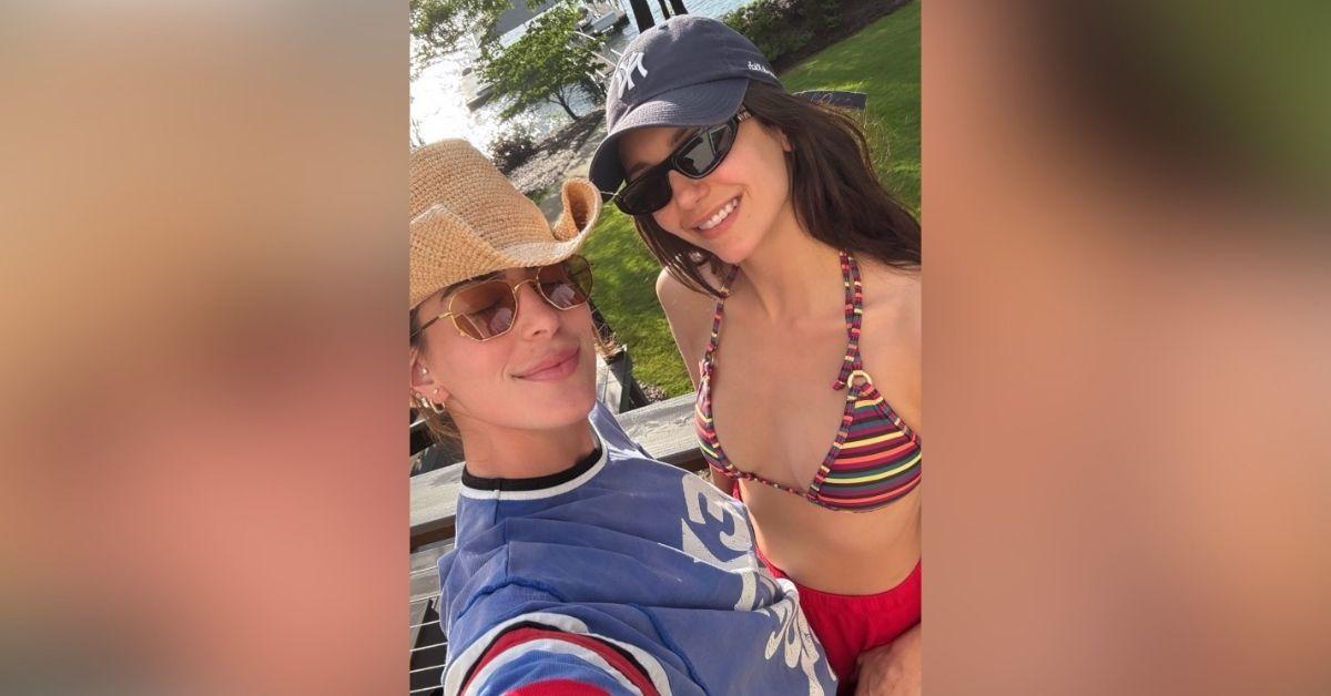 image of Nina Dobrev shared a series of bikini photos while enjoying a luxurious summer getaway by the water.