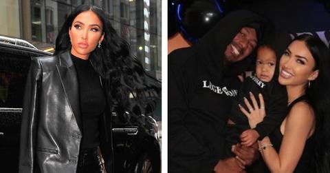 Composite photo of Bre Tiesi, Nick Cannon and Legend Cannon.