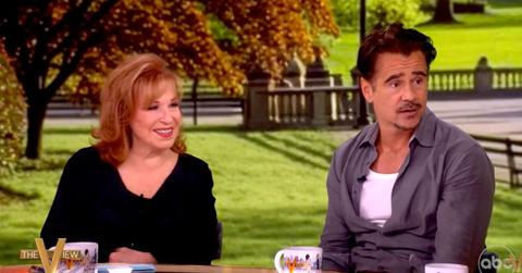 Photo of Joy Behar and Colin Farrell