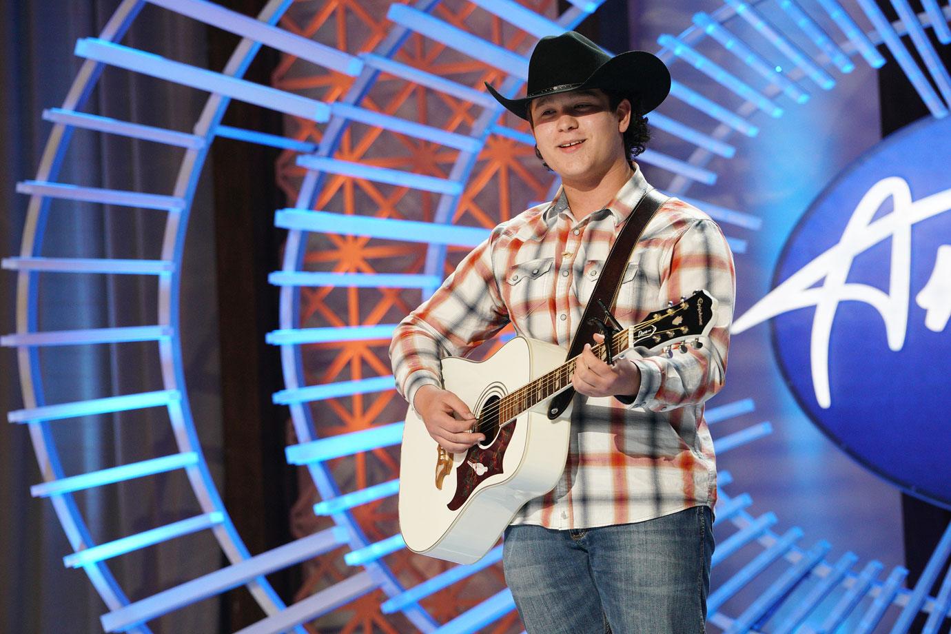 american idol caleb kennedy first performance live since left show kkk themed video