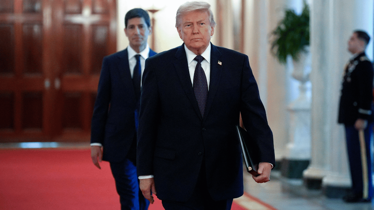 image of Donald Trump claims he's in great health. 