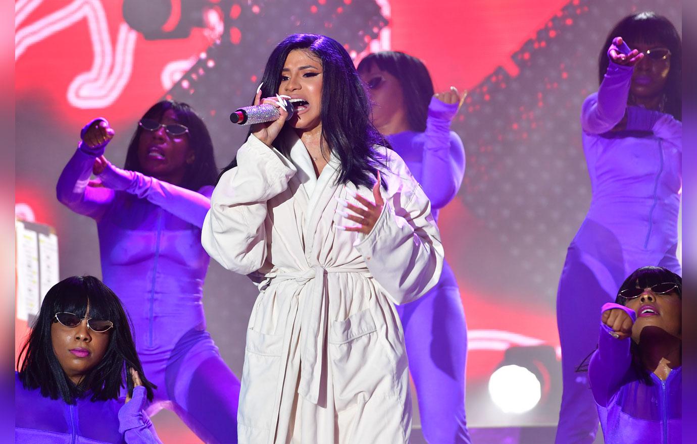 Cardi B Suffers A Major Wardrobe Malfunction At Bonnaroo