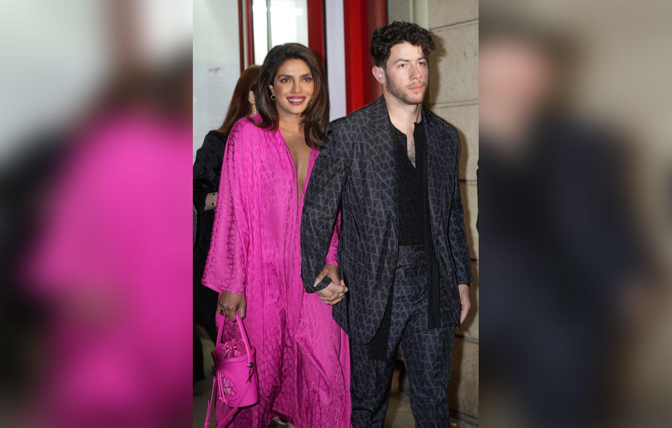 nick jonas and wife priyanka chopra on the run in paris