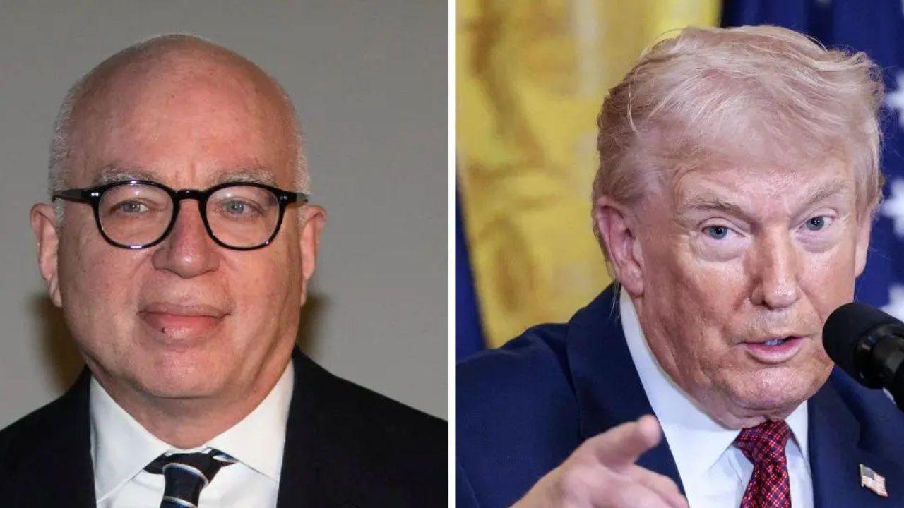 image of Michael Wolff and trump
