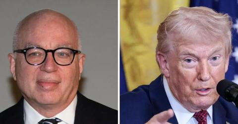 image of Michael Wolff and trump