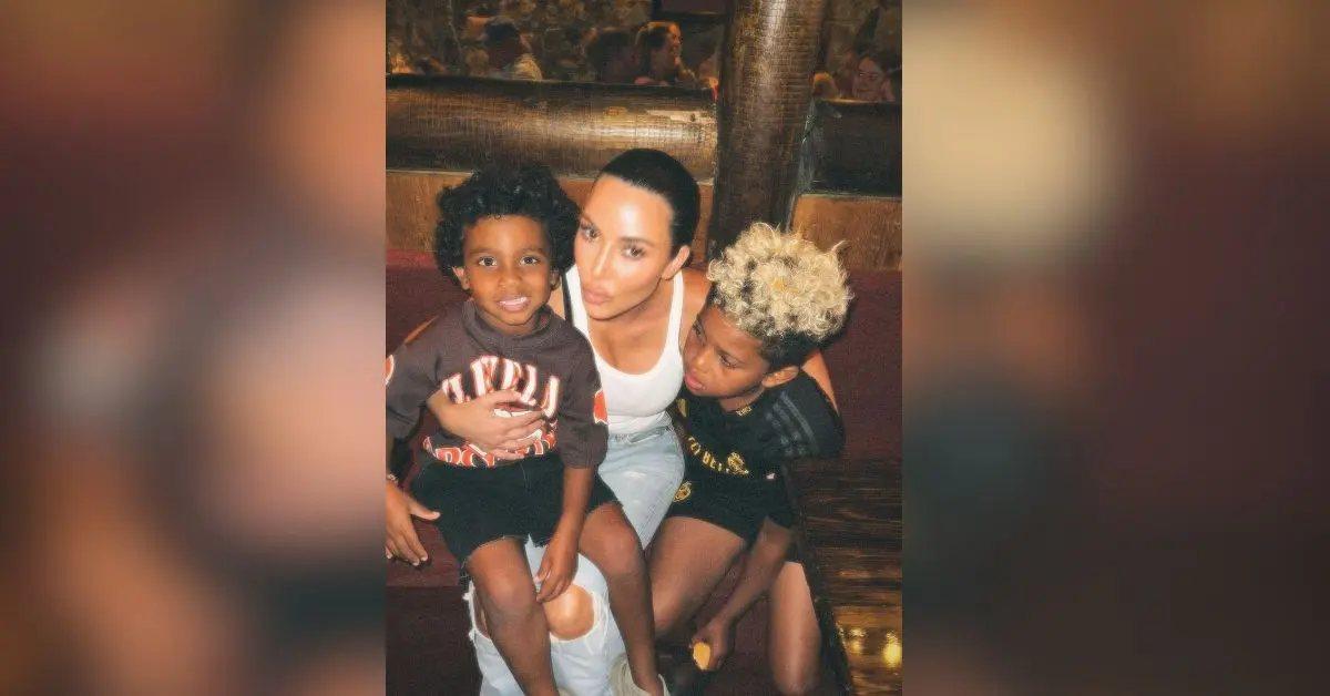 kim kardashian son saint soulmates celebrates th birthday photos