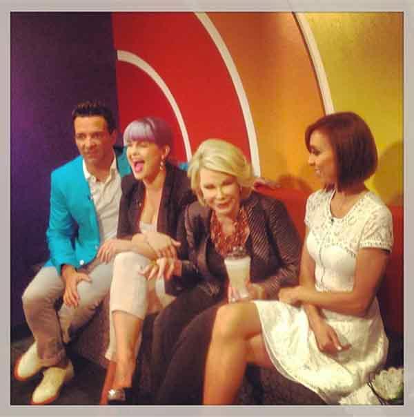 George Kotsiopoulos Kelly Osbourne Joan Rivers Giuliana Rancic