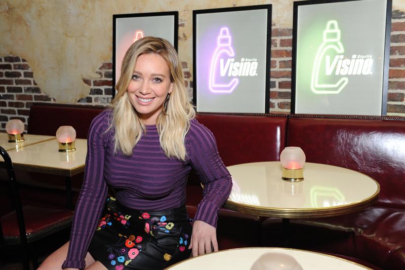 Hilary Duff Attends the Tribeca Tune In And VISINE(R) #ScreenOn Present: Younger Premiere