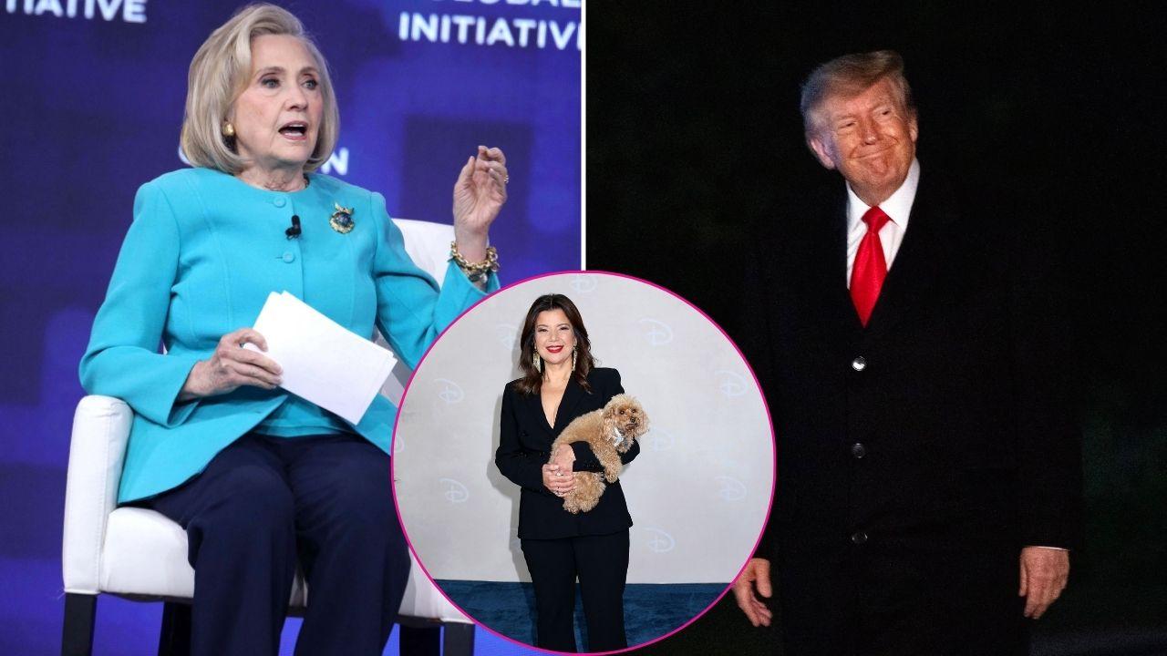 pic of Donald Trump, Hillary Clinton & Ana Navarro