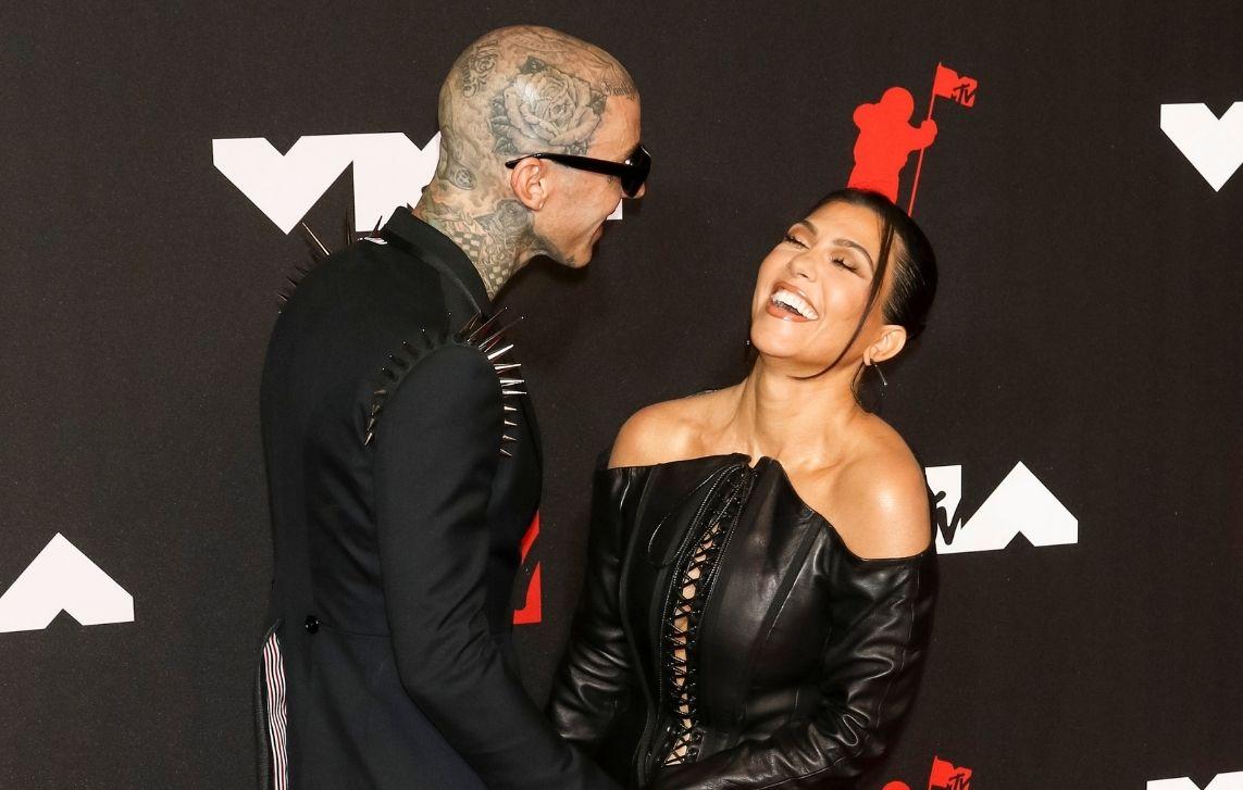 kourtney kardashian travis barker wedding about their families blending together