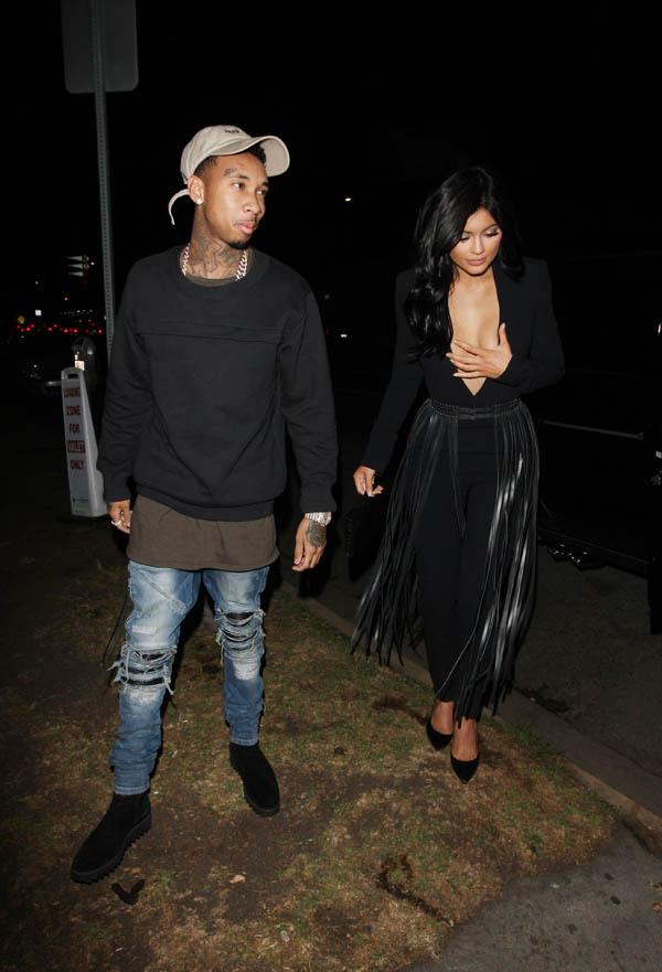 Kylie Jenner And Tyga Go To The Nice Guy Club To Party