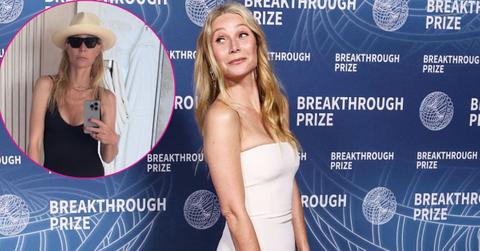 Two photos of Gwyneth Paltrow