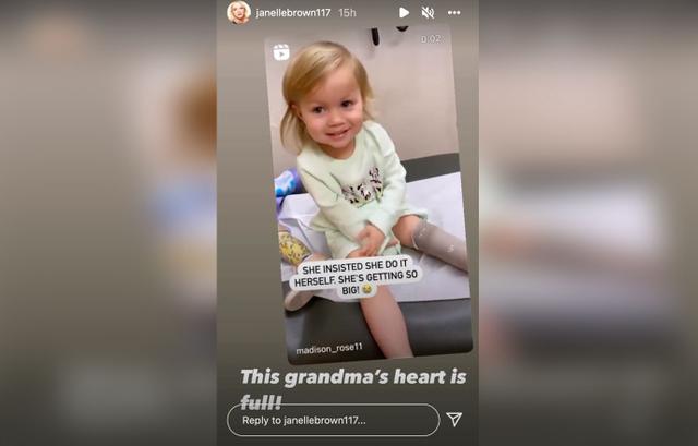 Janelle Brown Praises Granddaughter Evie Brush After Diagnosis