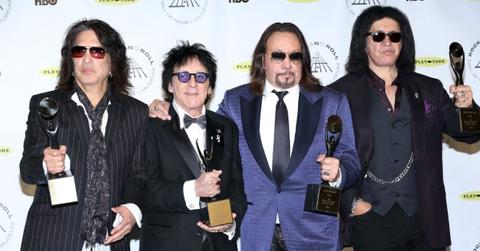 Photo of KISS Members; Gene Simmons, Paul Stanley, Peter Criss, and Ace Frehley.