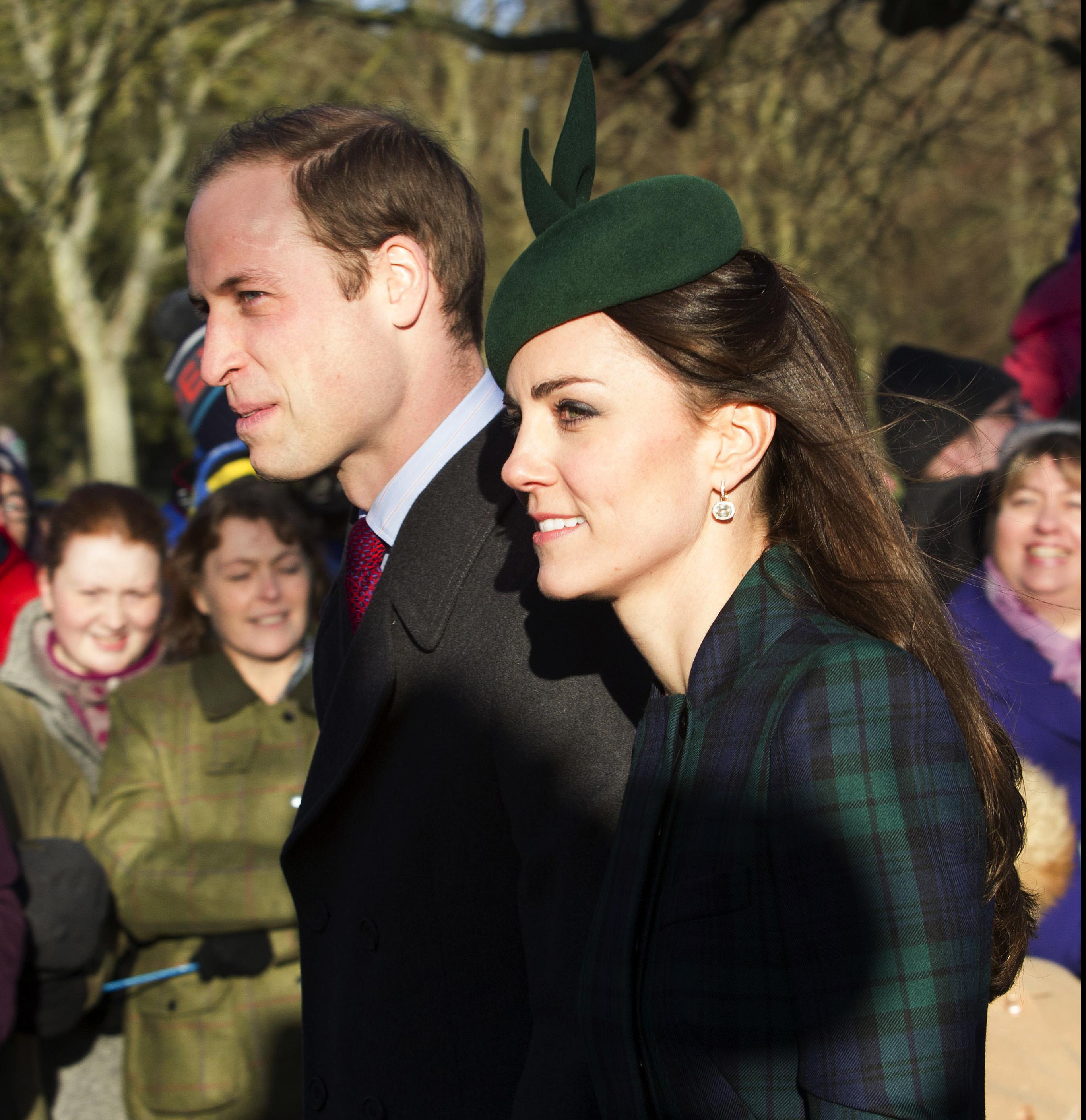 The Queen and members of the Royal Family attend Christmas day service at Sandringham