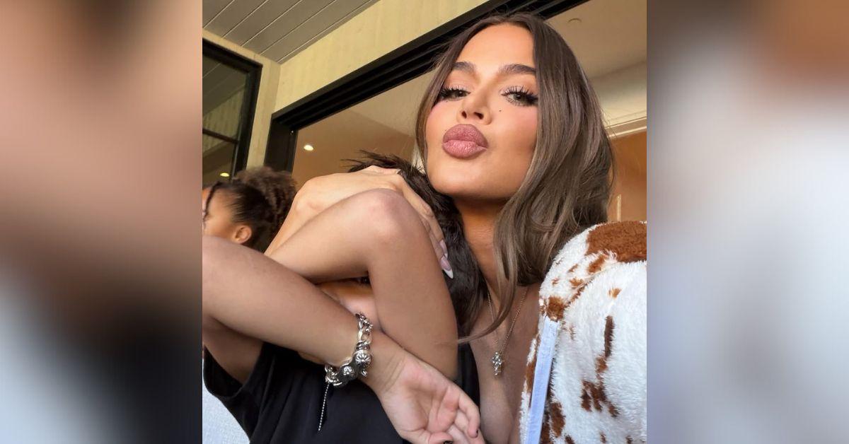 image of Khloé Kardashian split from ex Tristan Thompson in 2021.