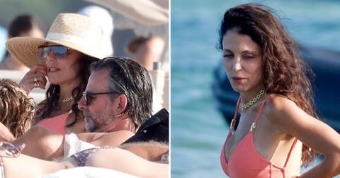 Photo of Bethenny Frankel with Niclas Castello and a solo image of Frankel