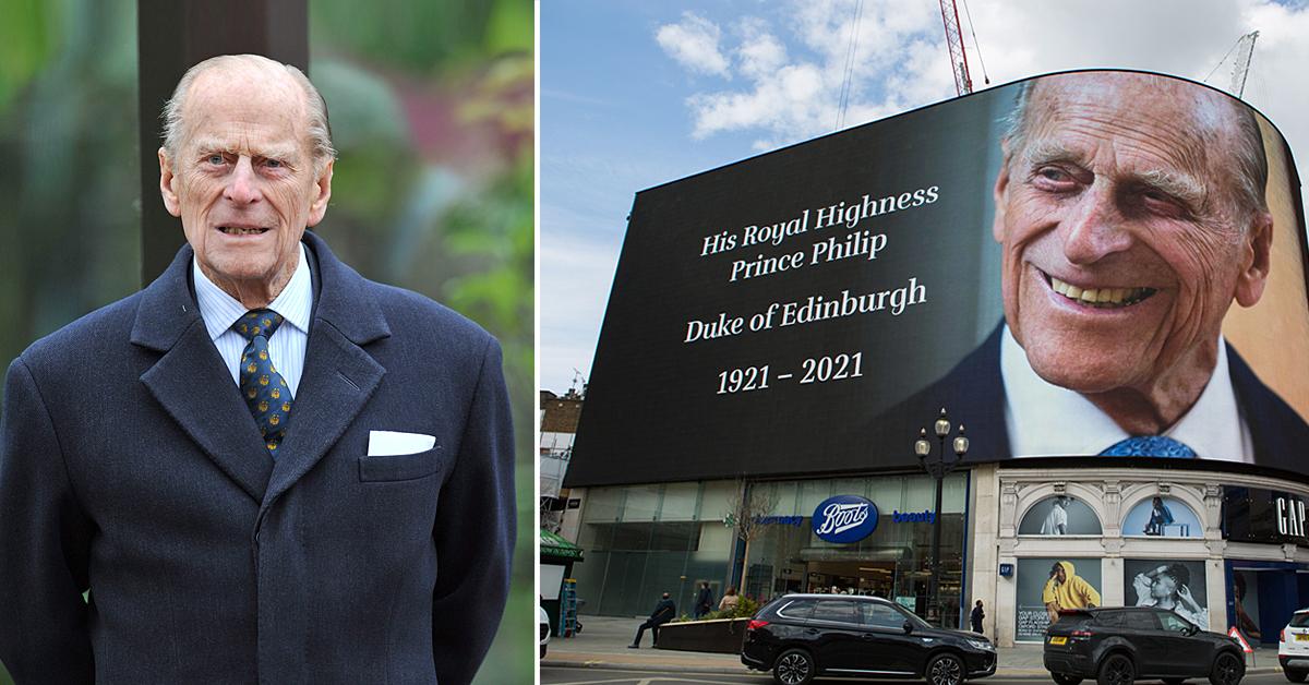 Tribute To Prince Philip Unveiled In London's Piccadilly ...
