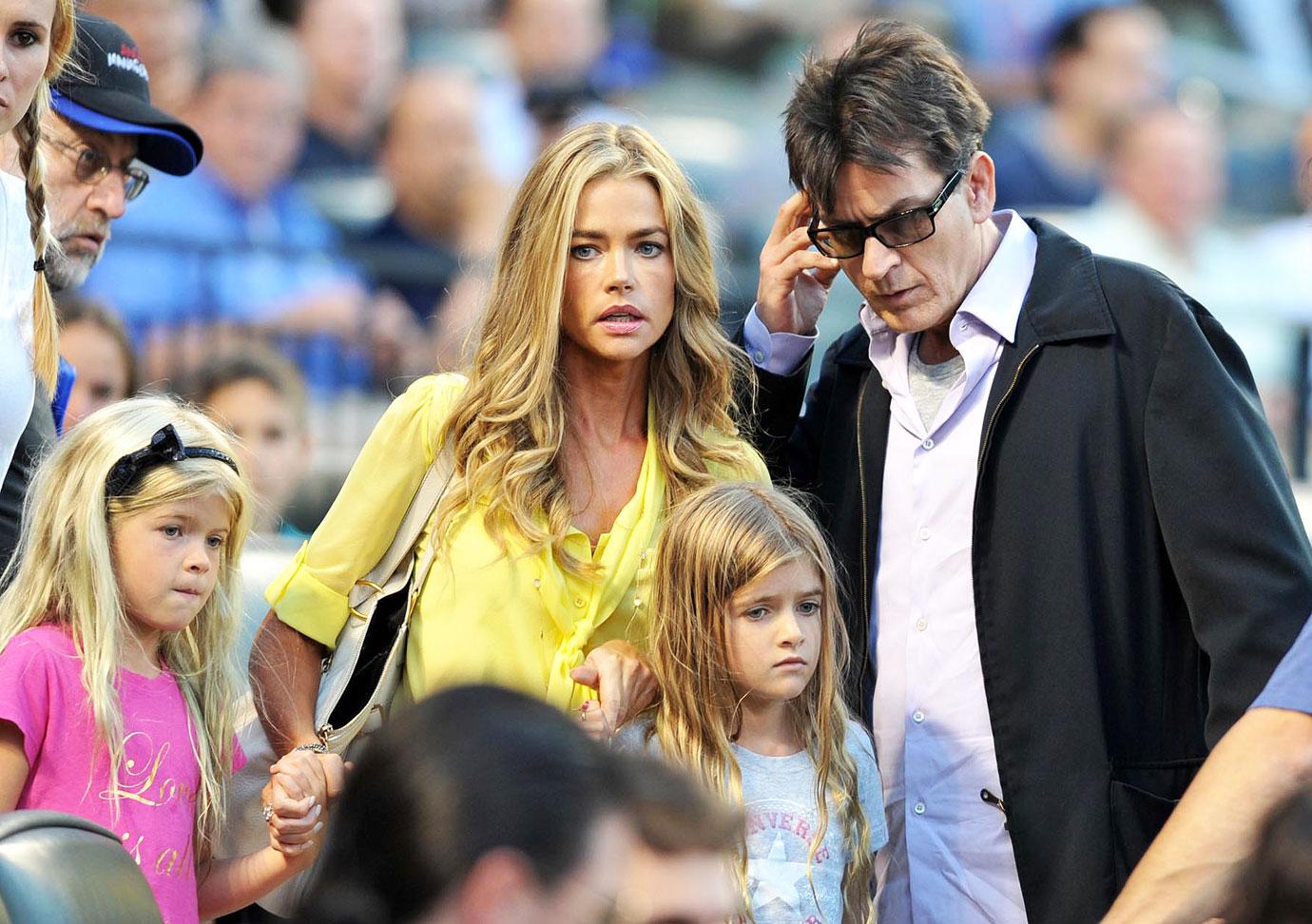 denise richards spotted daughter sami sheen claims abusive household