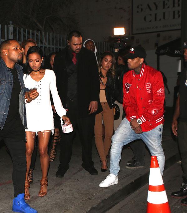 Karrueche tran chris brown tricked nightclub meetup 02