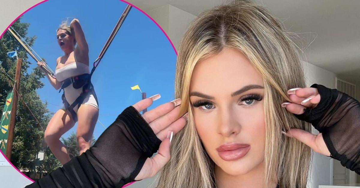 Cynthia Jade Defies Gravity During Bouncy Trampoline Session