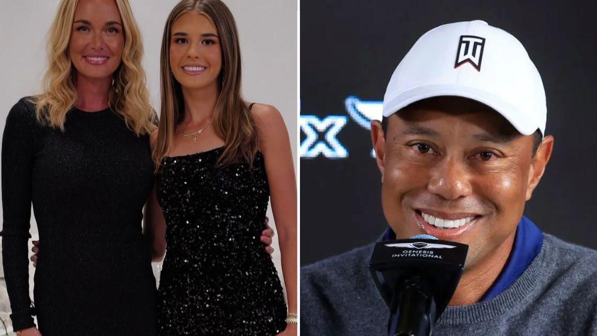 Photo of Vanessa Trump, Kai Trump and Tiger Woods