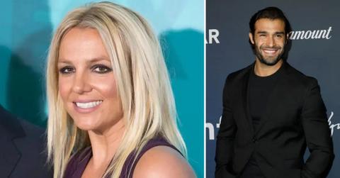 Composite photo of Britney Spears and Sam Asghari