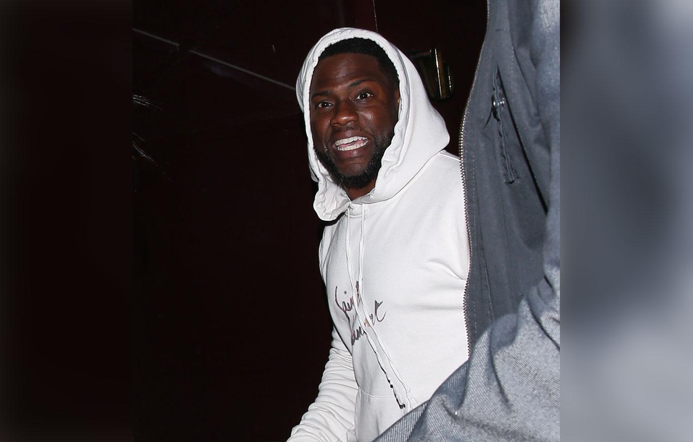 Kevin Hart & Wife Eniko Spotted Leaving Peppermint Club