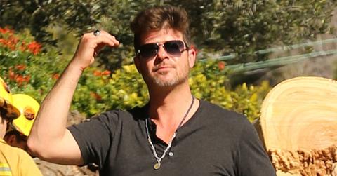 Exclusive… Robin Thicke Out And About In LA