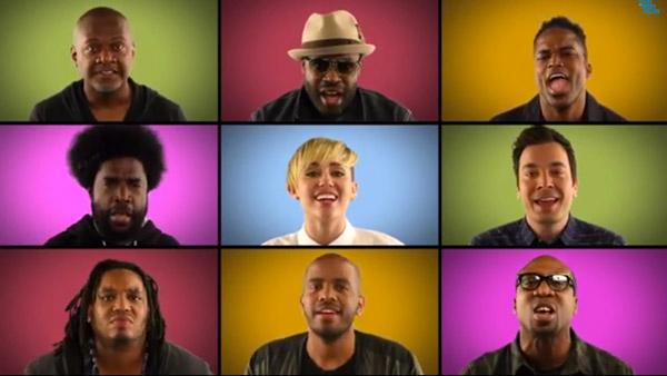 Miley Cyrus Jimmy Fallon The Roots