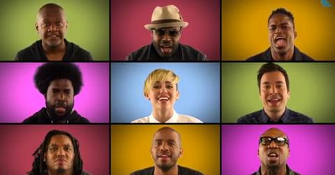 Miley Cyrus Jimmy Fallon The Roots
