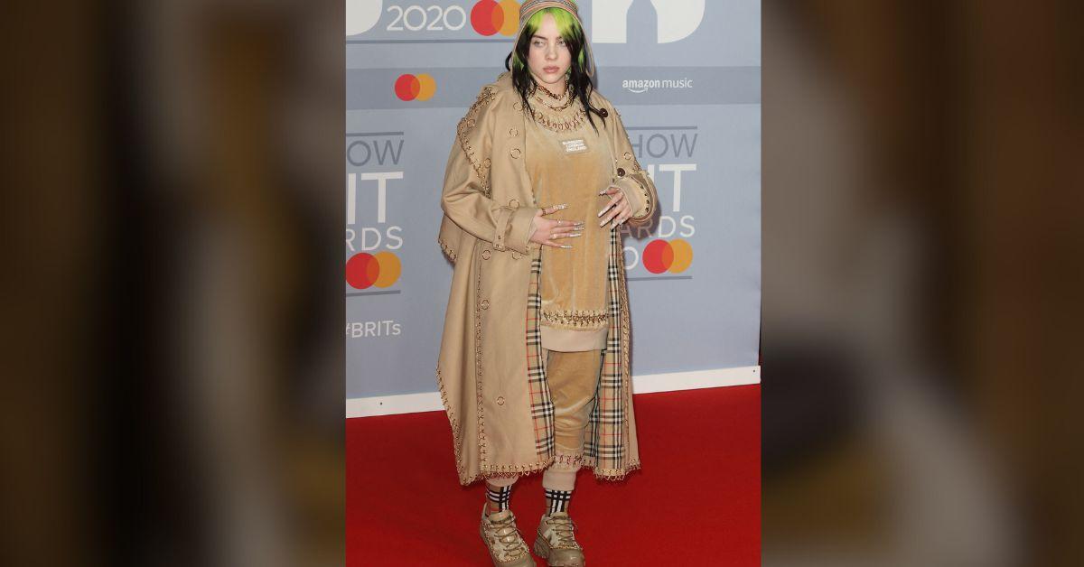 image of Billie Eilish previously said she feels self-conscious about her body.