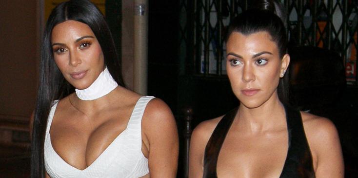 Kim Kardashian &amp; Kourtney Kardashian are seen looking amazing as they step out to dinner in Paris.