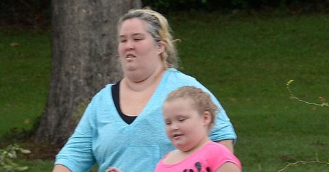 Honey Boo Boo shows off her new Louis Vuitton bag in McIntyre, GA