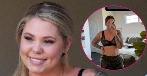 kailyn lowry weight loss transformation photo near wardrobe slip
