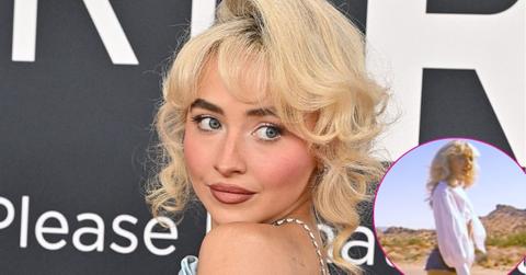 Two photos of Sabrina Carpenter