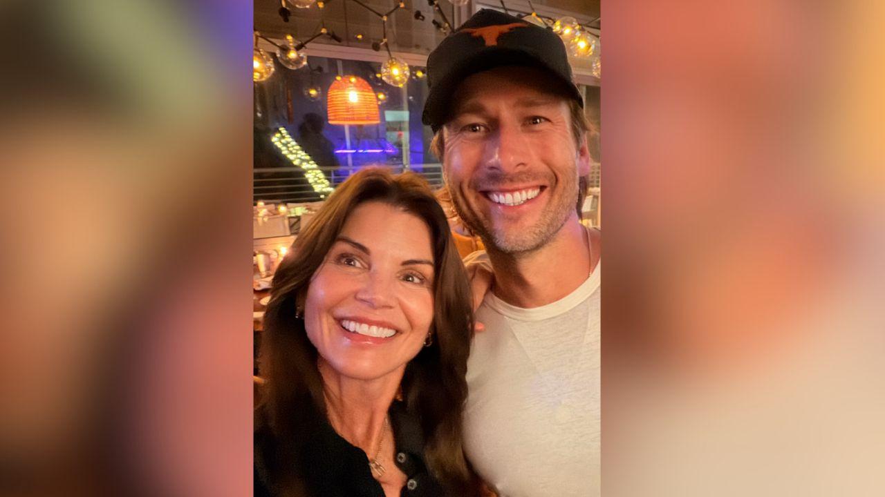 image of Lori Loughlin joined friends in Austin, Texas, to celebrate Glen Powell's 38th birthday.
