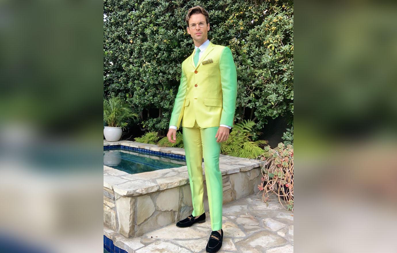 brad goreski avocados from mexico avocado glow suit