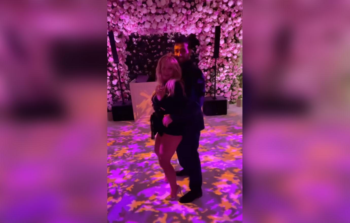 britney spears drops it low in seductive dance with husband sam asghari