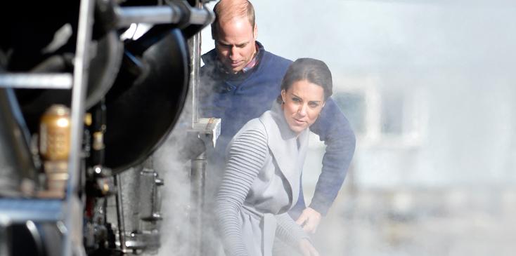 kate middleton falling with prince william