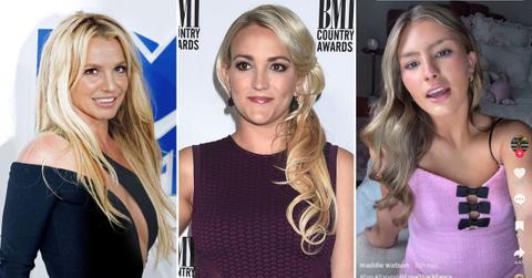 Photo of Britney Spears, Jamie Lynn Spears and Maddie Watson