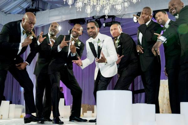 Todd Tucker and his groomsmen